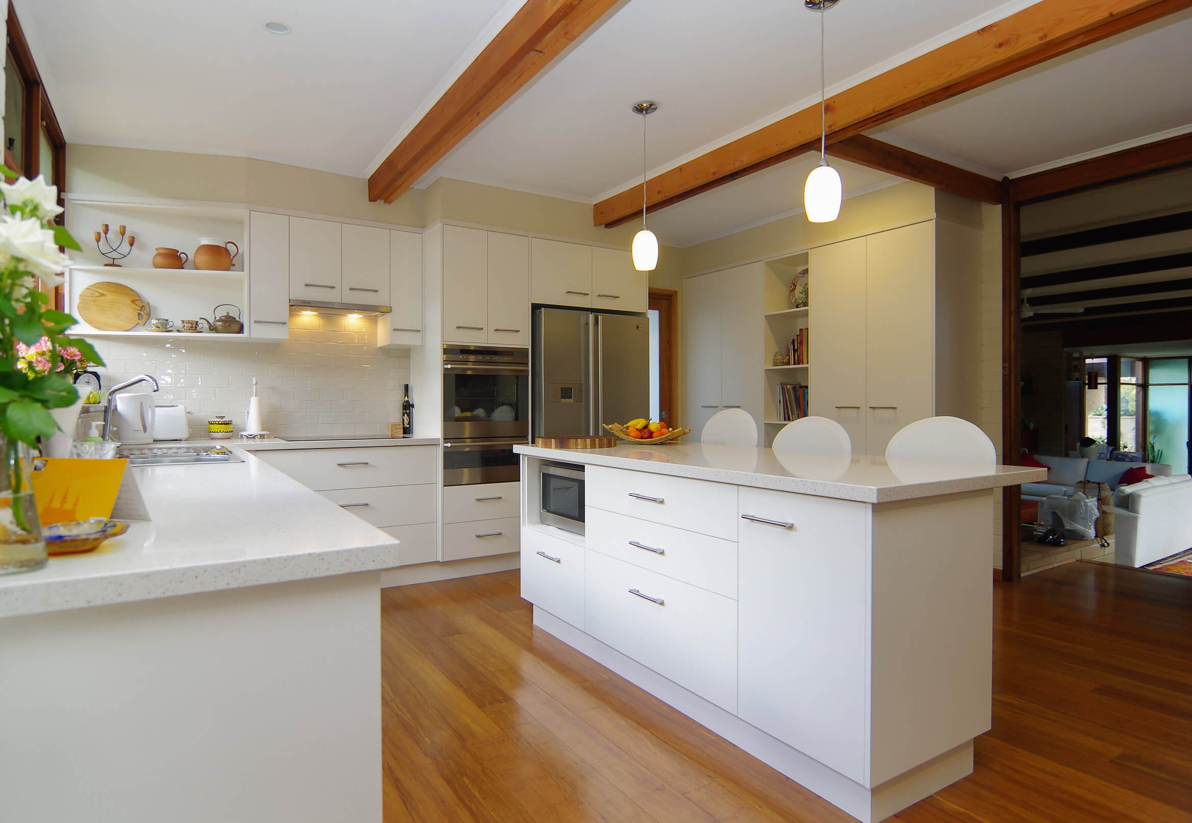 A renovated kitchen looking amazing